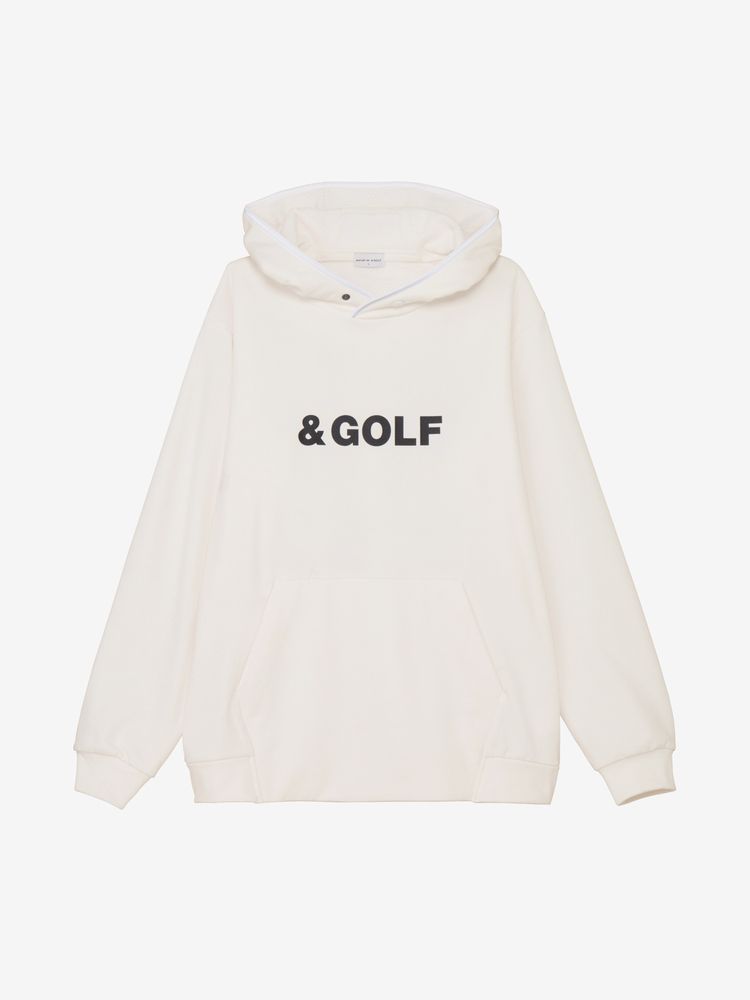 and per se(アンパスィ) ｜＆GOLF バックグリッドフリース プルパーカ（メンズ）