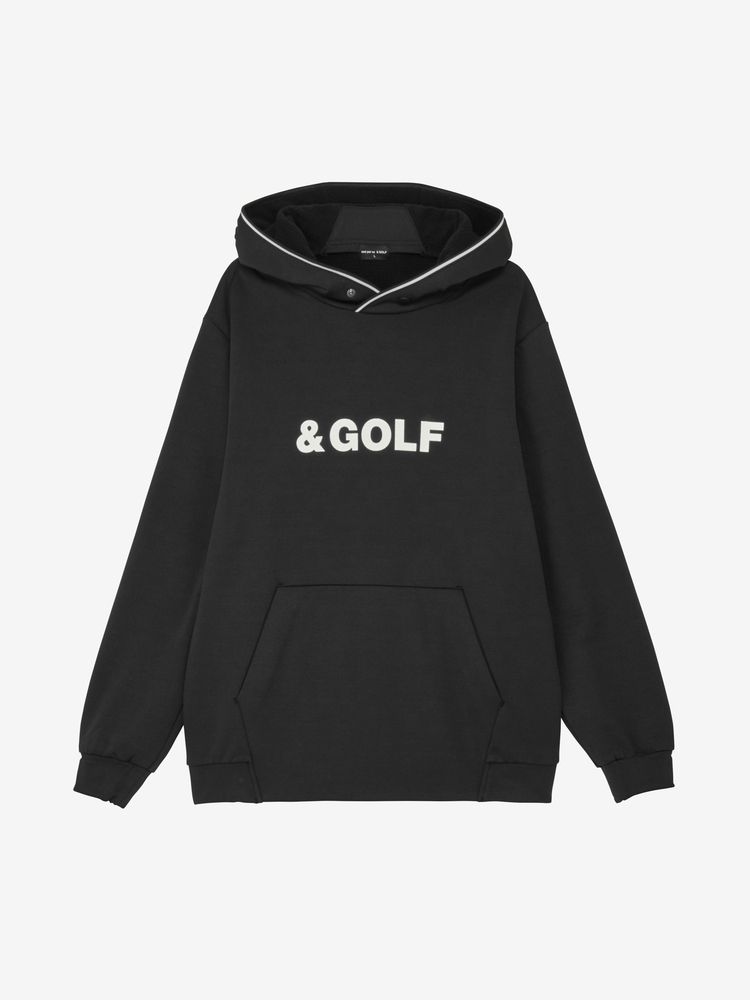 and per se(アンパスィ) ｜＆GOLF バックグリッドフリース プルパーカ（メンズ）