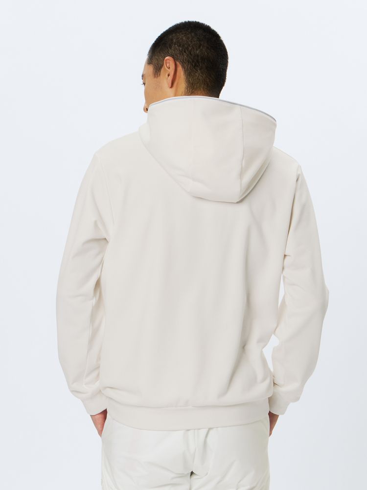 and per se(アンパスィ) ｜＆GOLF バックグリッドフリース プルパーカ（メンズ）