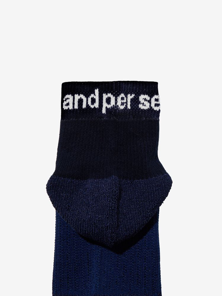 and per se(アンパスィ) ｜PAPERサポートショートソックス（メンズ）