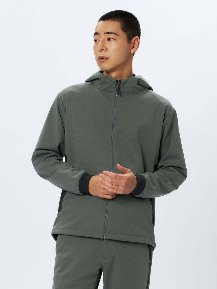 and per se(アンパスィ) ｜＆GOLF SGストレッチ3レイヤー フルジップパーカ（ユニセックス）