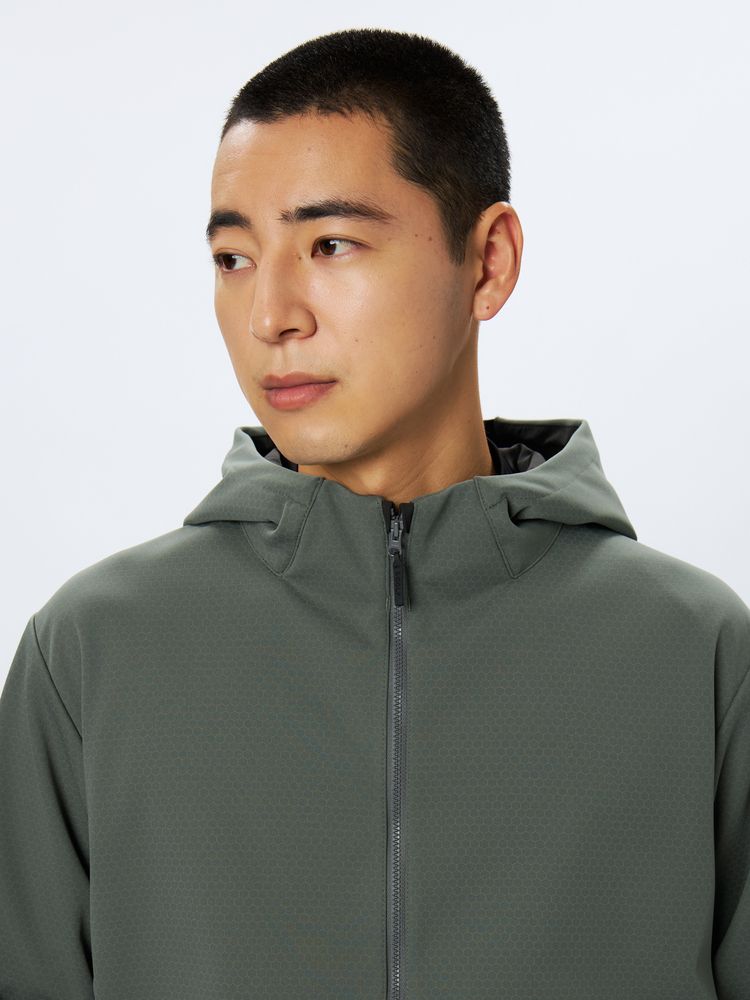 and per se(アンパスィ) ｜＆GOLF SGストレッチ3レイヤー フルジップパーカ（ユニセックス）