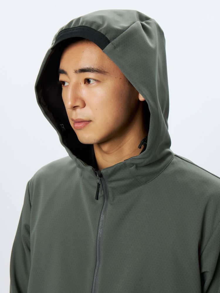 and per se(アンパスィ) ｜＆GOLF SGストレッチ3レイヤー フルジップパーカ（ユニセックス）