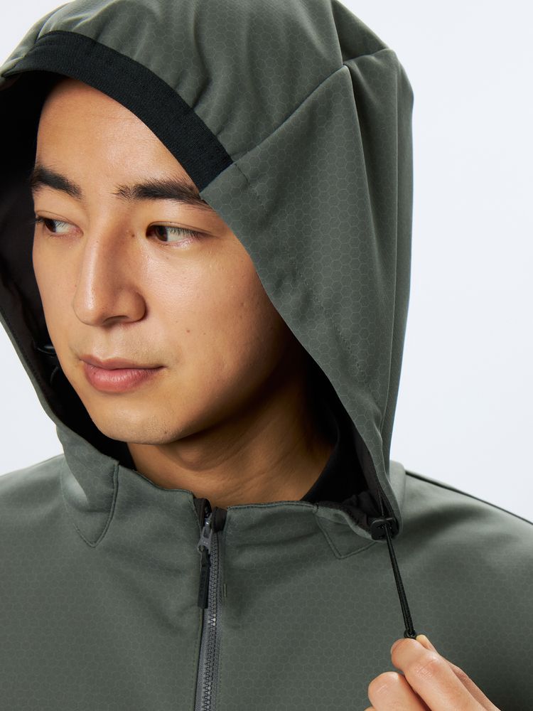 and per se(アンパスィ) ｜＆GOLF SGストレッチ3レイヤー フルジップパーカ（ユニセックス）