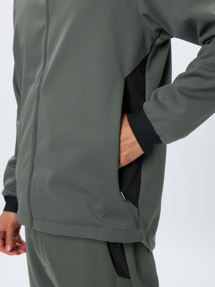 and per se(アンパスィ) ｜＆GOLF SGストレッチ3レイヤー フルジップパーカ（ユニセックス）