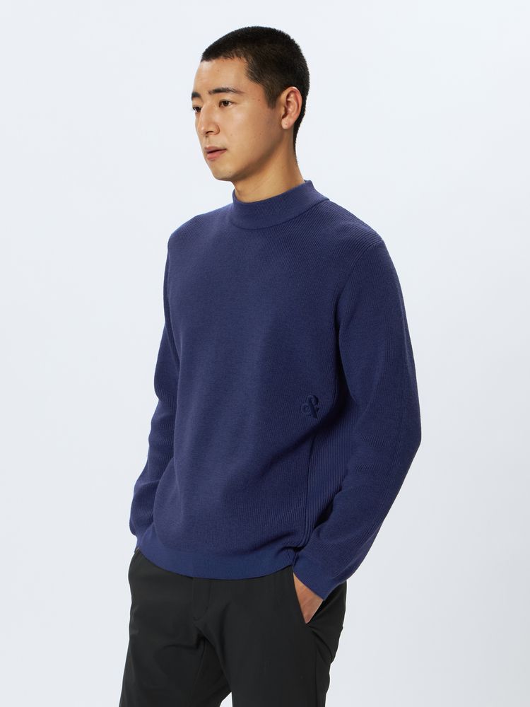 and per se(アンパスィ) ｜＆GOLF ウールxペーパーファイバーニット セーター（ユニセックス）