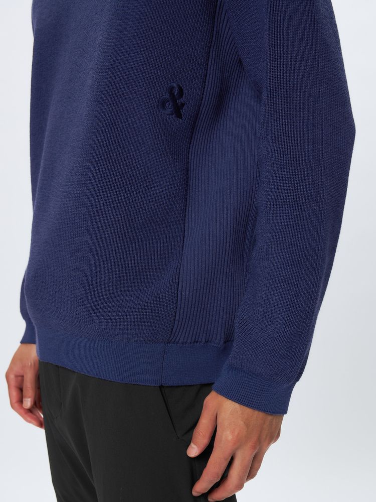 and per se(アンパスィ) ｜＆GOLF ウールxペーパーファイバーニット セーター（ユニセックス）