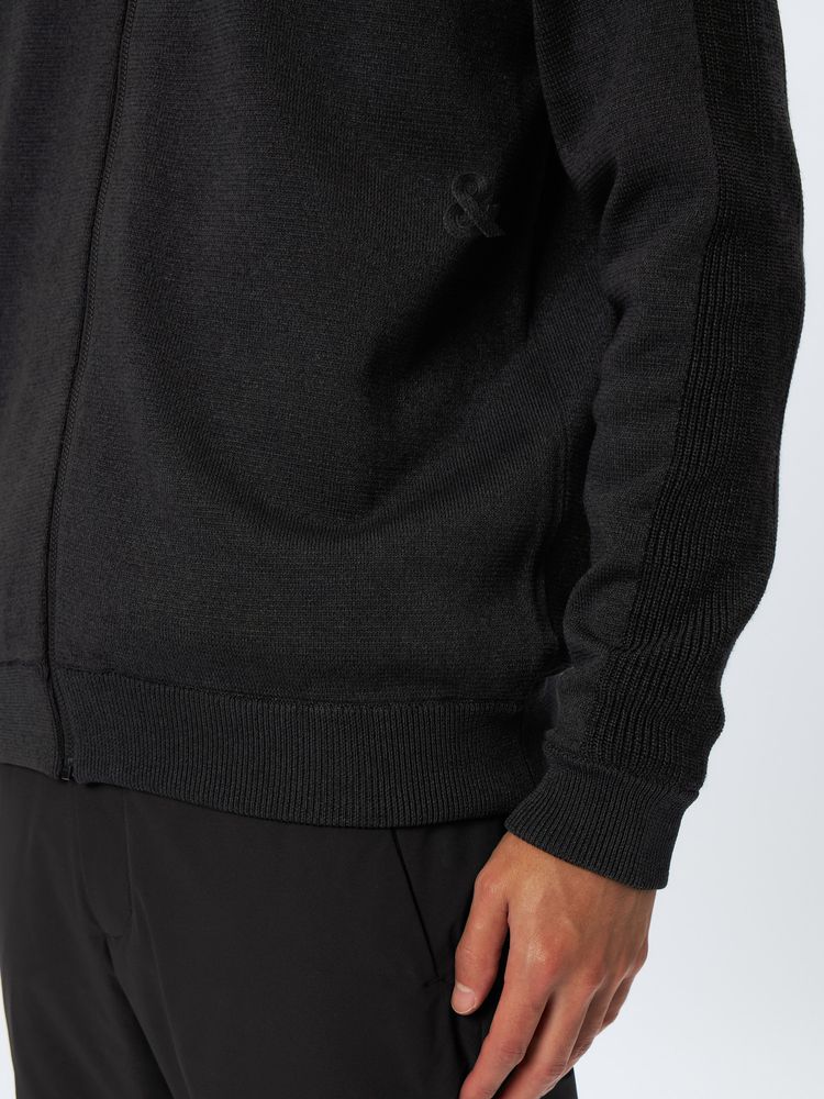 公式】＆GOLF ウールxペーパーファイバーニットブルゾン（ユニ