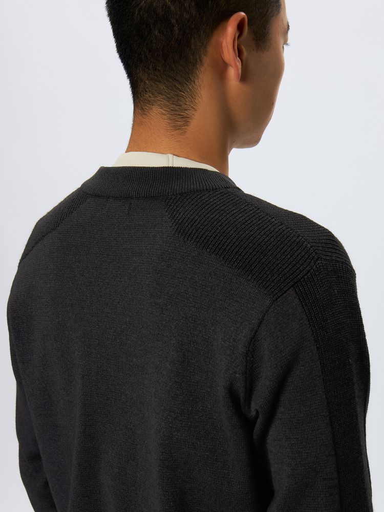 公式】＆GOLF ウールxペーパーファイバーニットブルゾン（ユニ