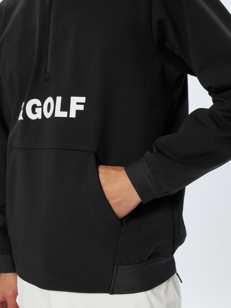 and per se(アンパスィ) ｜＆GOLF エアリーフレンチテリー ハーフジップシャツ（ユニセックス）