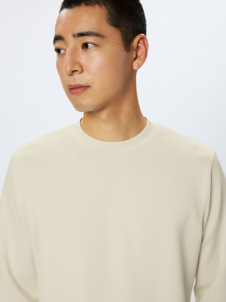 and per se(アンパスィ) ｜＆GOLF スペーサーニット クルーネックシャツ（ユニセックス）