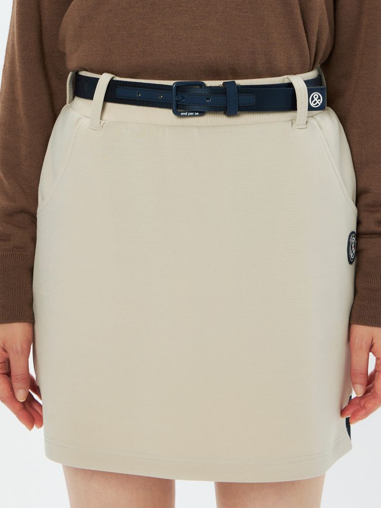 and per se(アンパスィ) ｜ショットスムーザースウェットスカート（レディース）