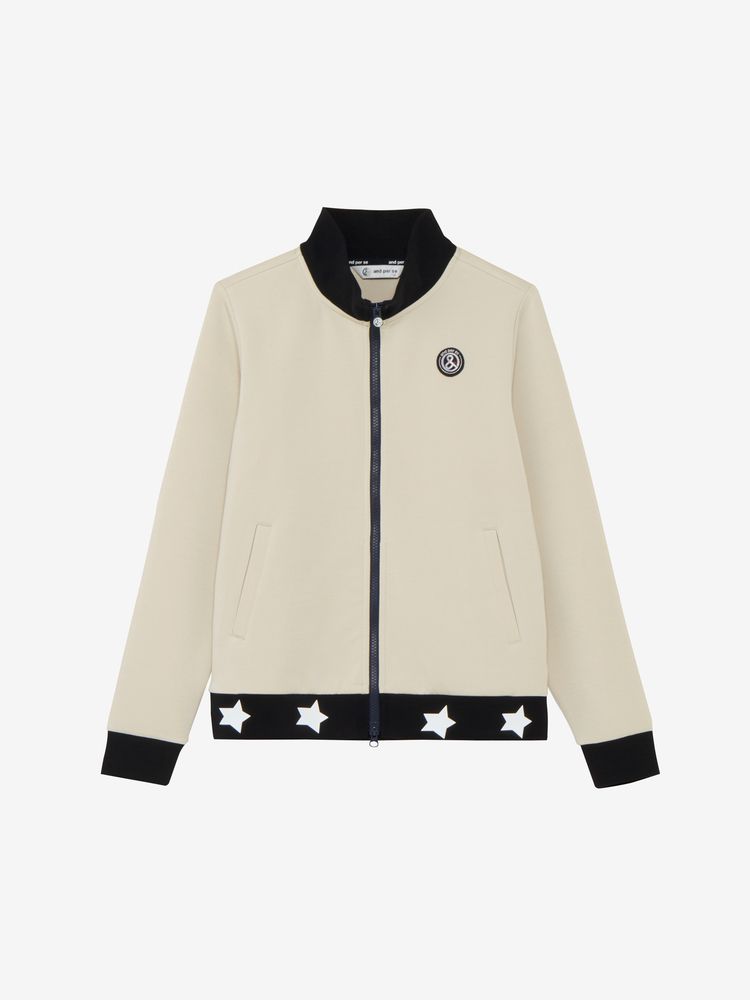 and per se(アンパスィ) ｜ショットスムーザースウェット ブルゾン（レディース）