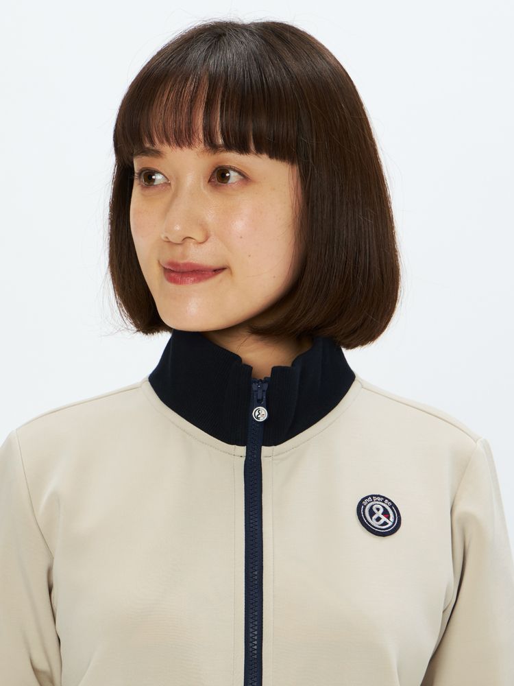 and per se(アンパスィ) ｜ショットスムーザースウェット ブルゾン（レディース）