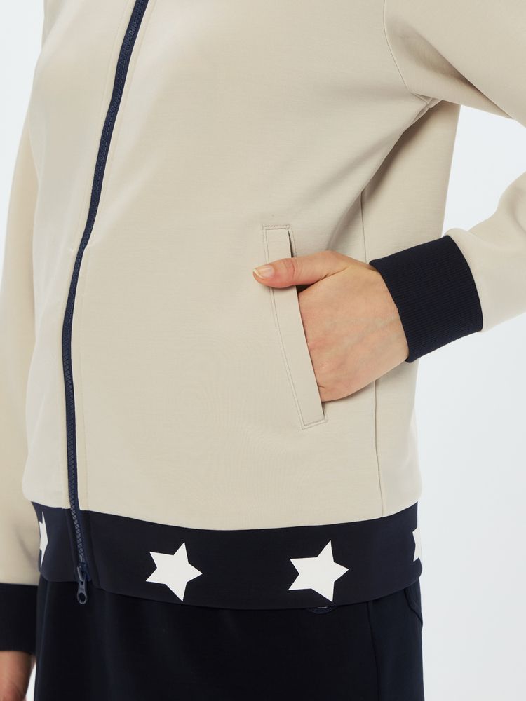 and per se(アンパスィ) ｜ショットスムーザースウェット ブルゾン（レディース）