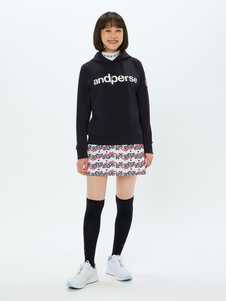 ✨極美品✨　and per se アンパスィ　長袖　フード付 and per se 20％OFFセール！ アンパスィ ゴルフ 2025春夏新作