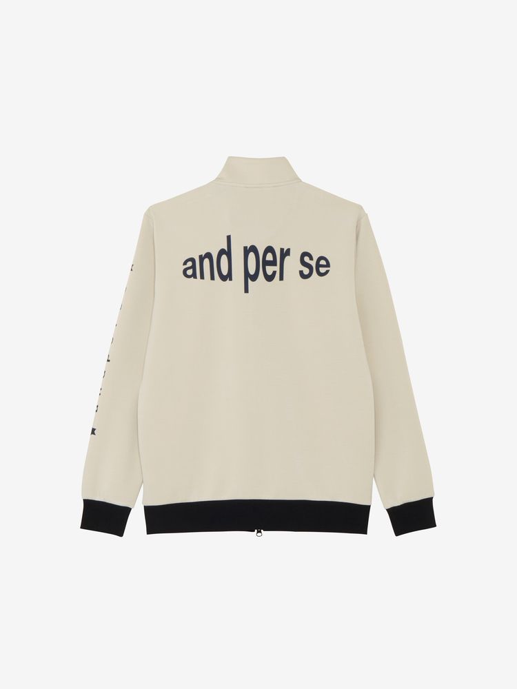 and per se(アンパスィ) ｜ショットスムーザースウェットブルゾン（メンズ）