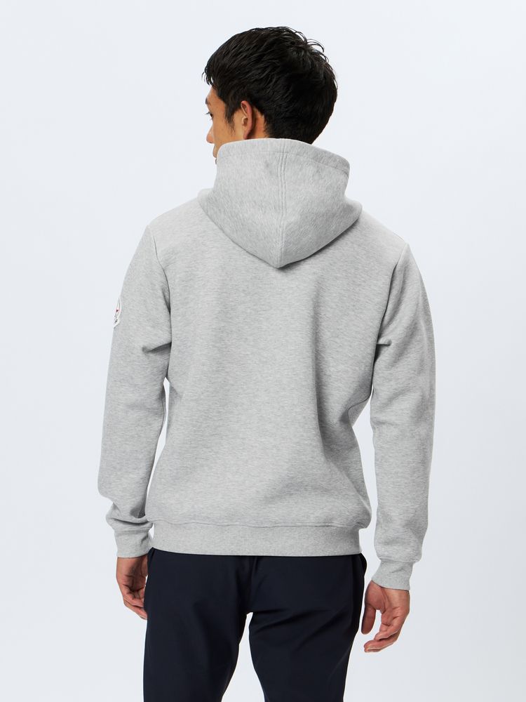 and per se(アンパスィ) ｜ショットスムーザースウェット長袖パーカー（メンズ）