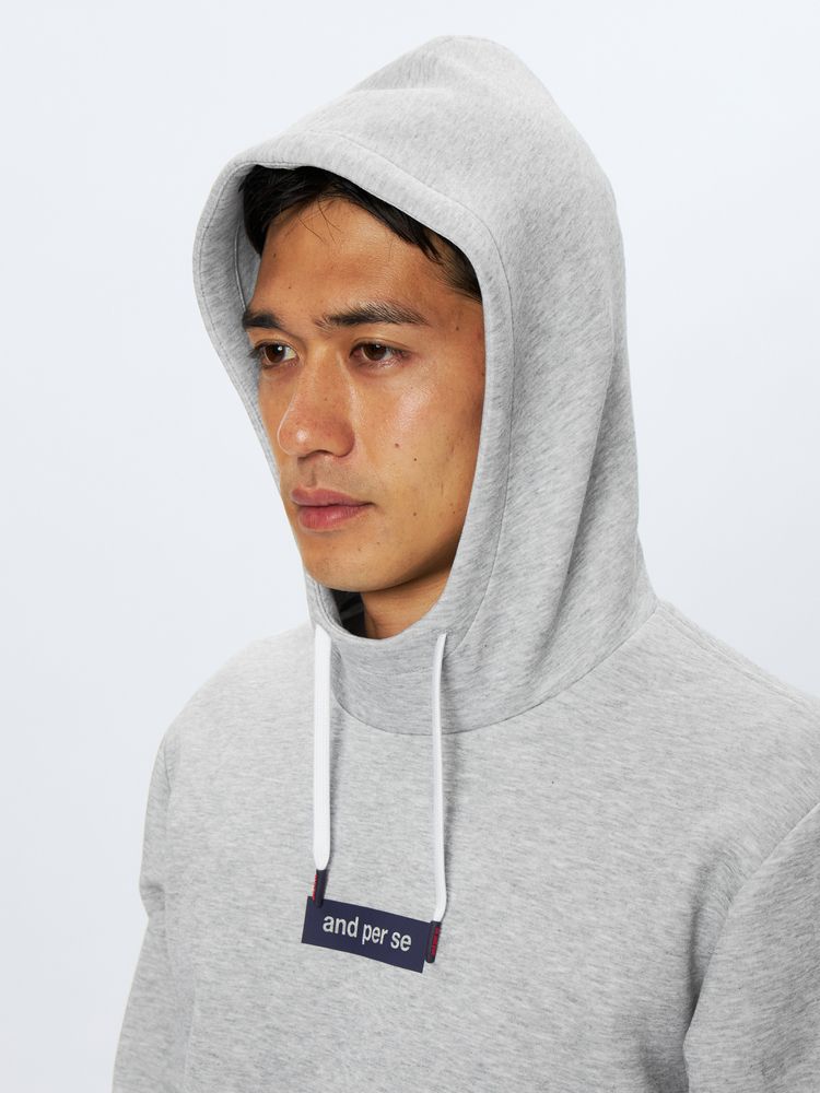 and per se men'sパーカーLLsize 公式・限定】ショットスムーザースウェット長袖パーカー（メンズ