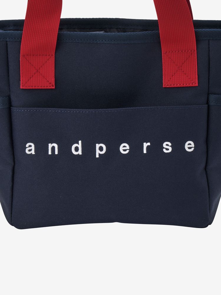 [美品、新品]アンパスィ and per seトートバッグ ロゴトートバッグ(トートバッグ)|and per se(アンパスィ