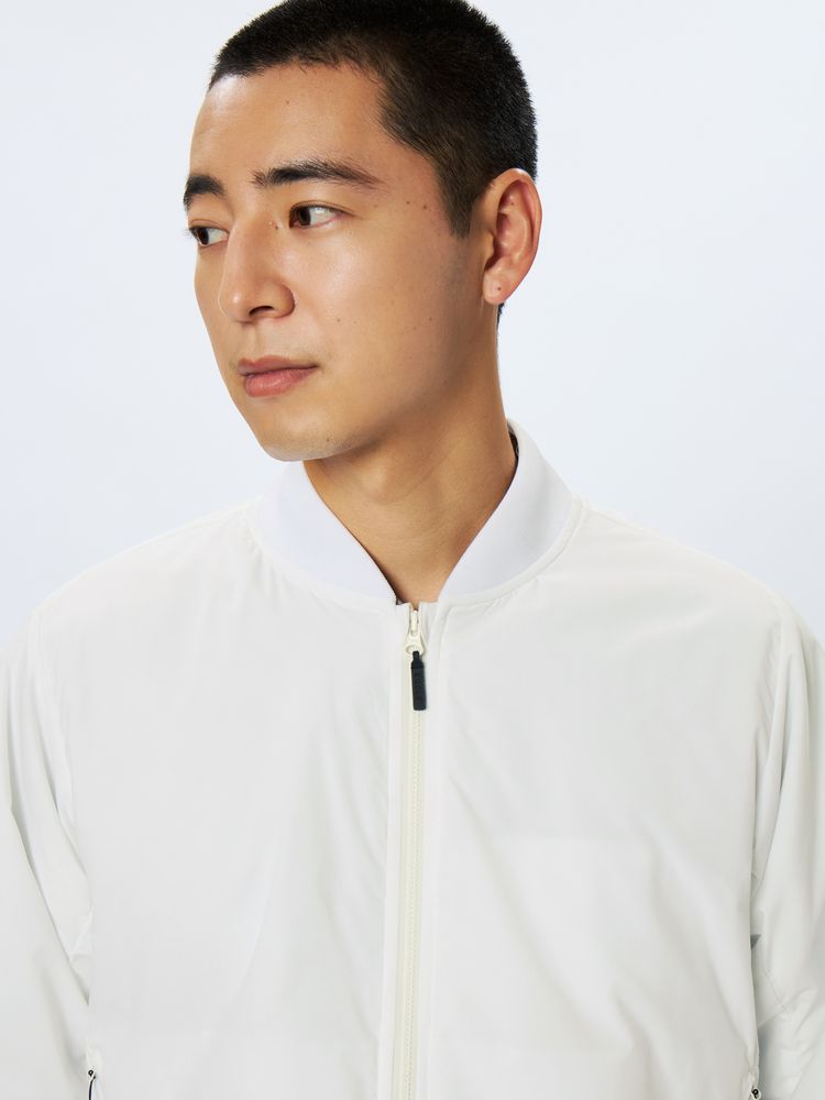 and per se(アンパスィ) ｜＆GOLF シェイプフラクス パテッドブルゾン（メンズ）