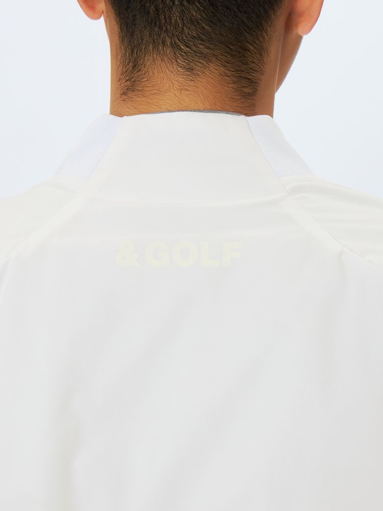 and per se(アンパスィ) ｜＆GOLF シェイプフラクス パテッドブルゾン（メンズ）