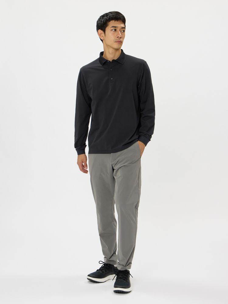 and per se(アンパスィ) ｜&GOLF クール&フレックス長袖ポロシャツ（メンズ）
