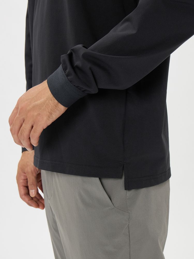 and per se(アンパスィ) ｜&GOLF クール&フレックス長袖ポロシャツ（メンズ）