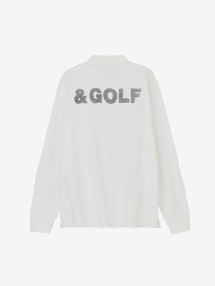 and per se(アンパスィ) ｜&GOLF クール&フレックス長袖ポロシャツ（メンズ）