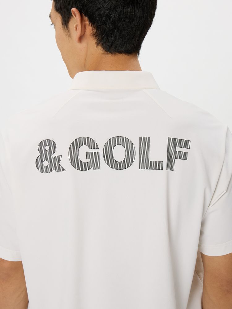 and per se(アンパスィ) ｜&GOLF クール&フレックス半袖シャツ（ユニセックス）