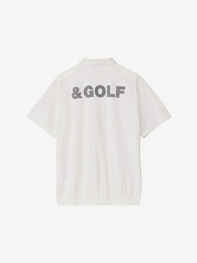 and per se(アンパスィ) ｜&GOLF クール&フレックス半袖シャツ（ユニセックス）