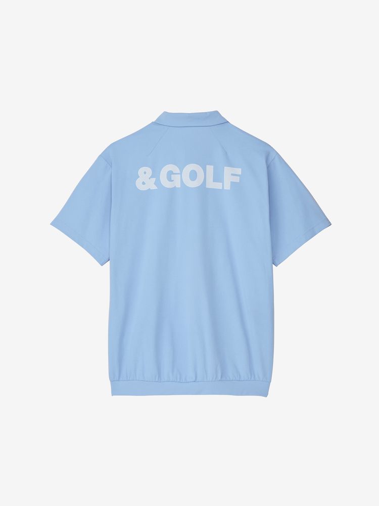 and per se(アンパスィ) ｜&GOLF クール&フレックス半袖シャツ（ユニセックス）