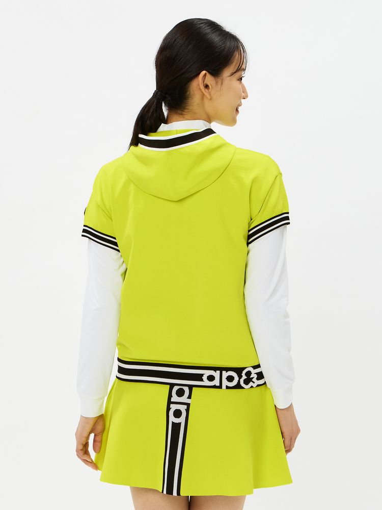 and per se(アンパスィ) ｜アクティブニット半袖プルオーバー（レディース）