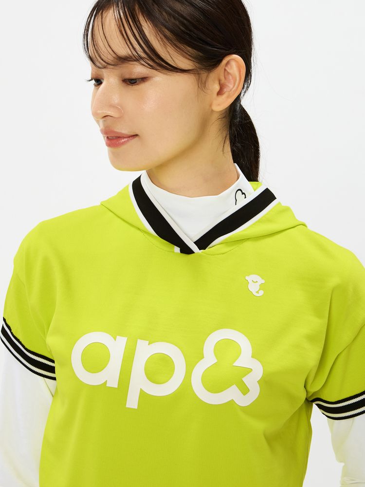 and per se(アンパスィ) ｜アクティブニット半袖プルオーバー（レディース）