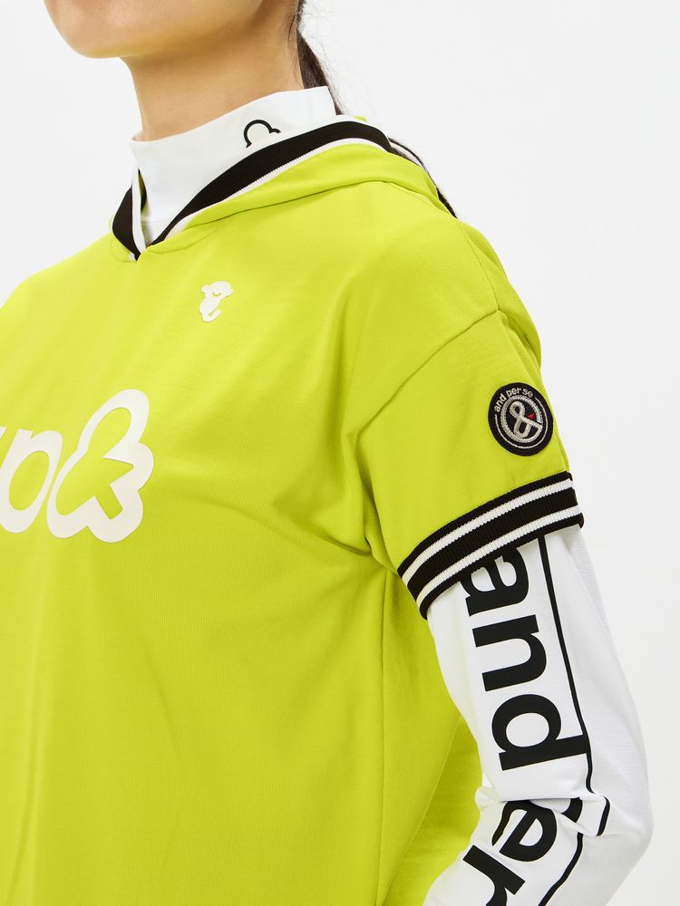 and per se(アンパスィ) ｜アクティブニット半袖プルオーバー（レディース）