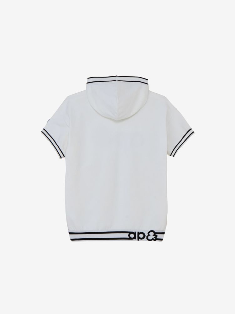 and per se(アンパスィ) ｜アクティブニット半袖プルオーバー（レディース）