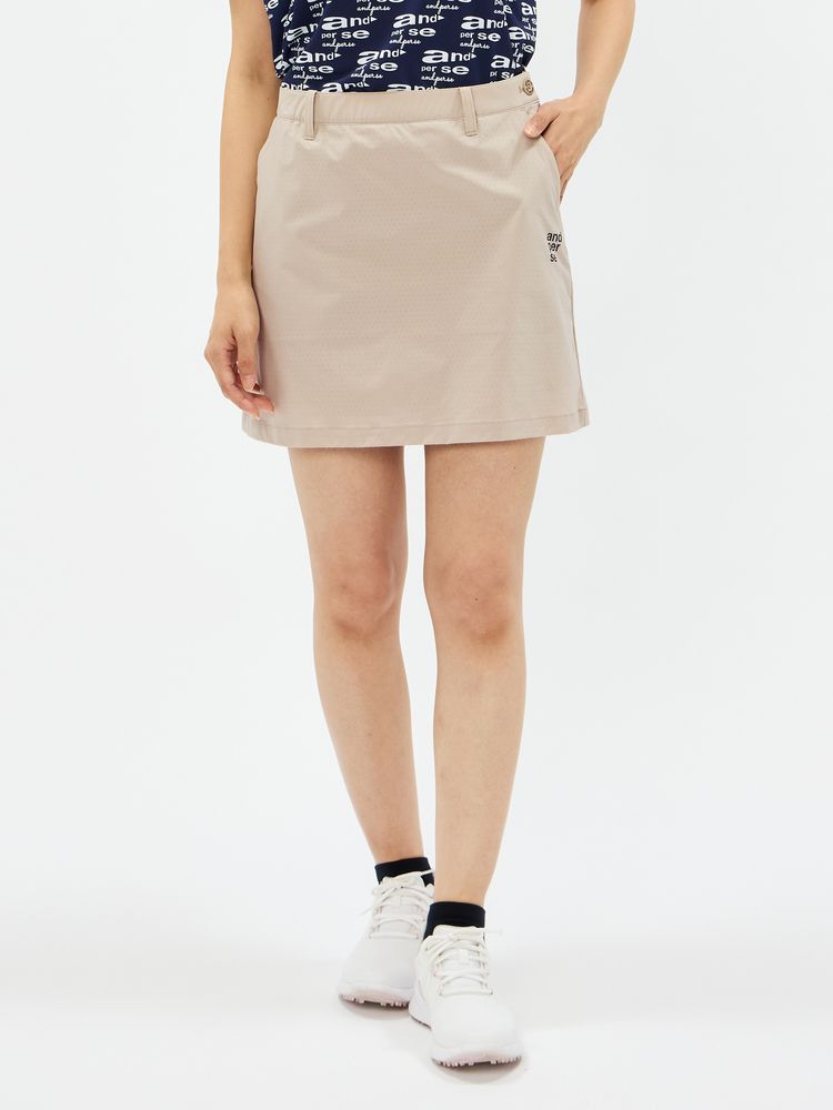and per se(アンパスィ) ｜エアリークロス スカート（レディース）