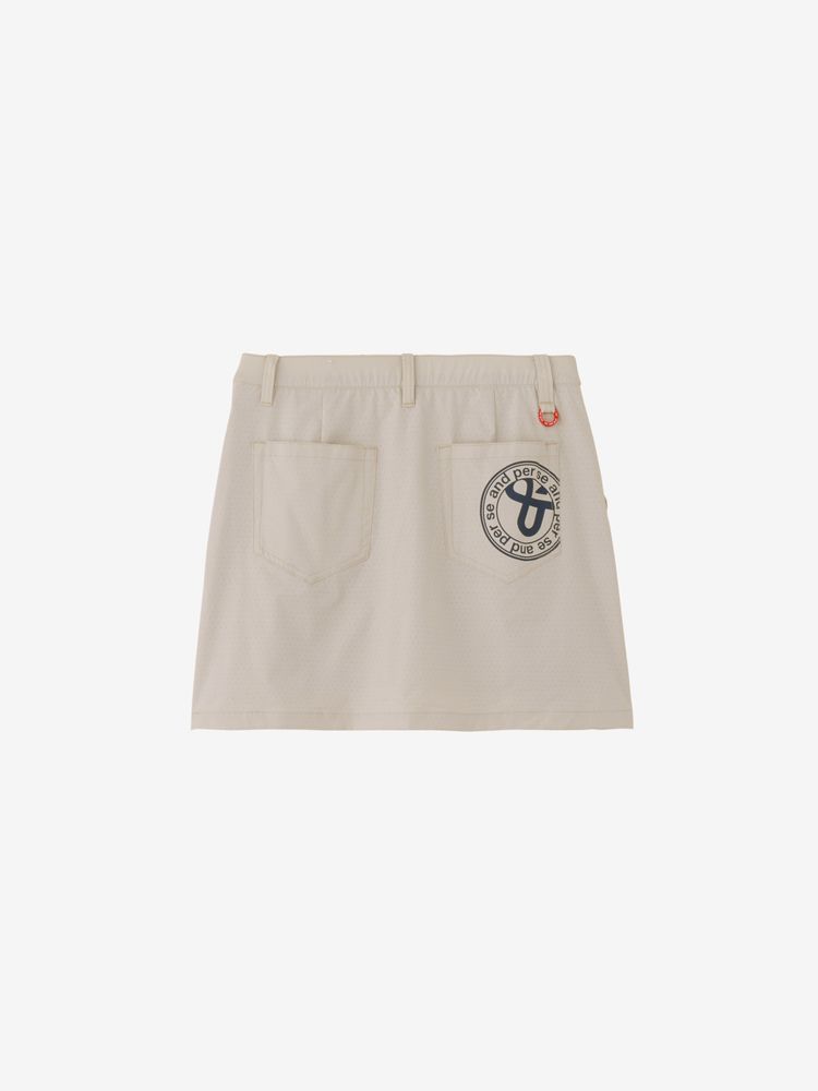 and per se(アンパスィ) ｜エアリークロス スカート（レディース）