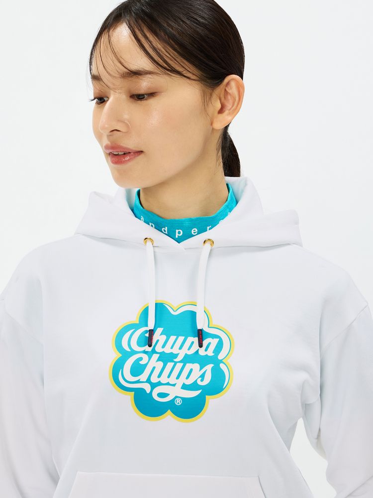 and per se(アンパスィ) ｜チュッパチャプス スウェット長袖パーカ（レディース）