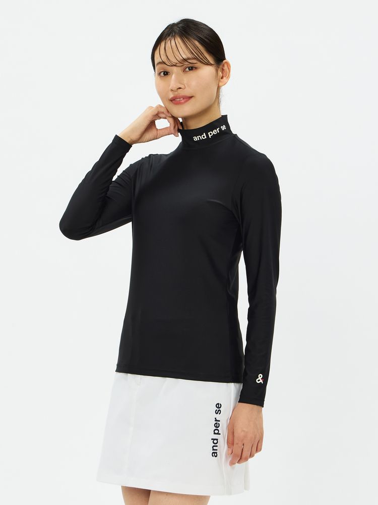 and per se(アンパスィ) ｜COOL is COOL ハイネックインナーシャツ（レディース）