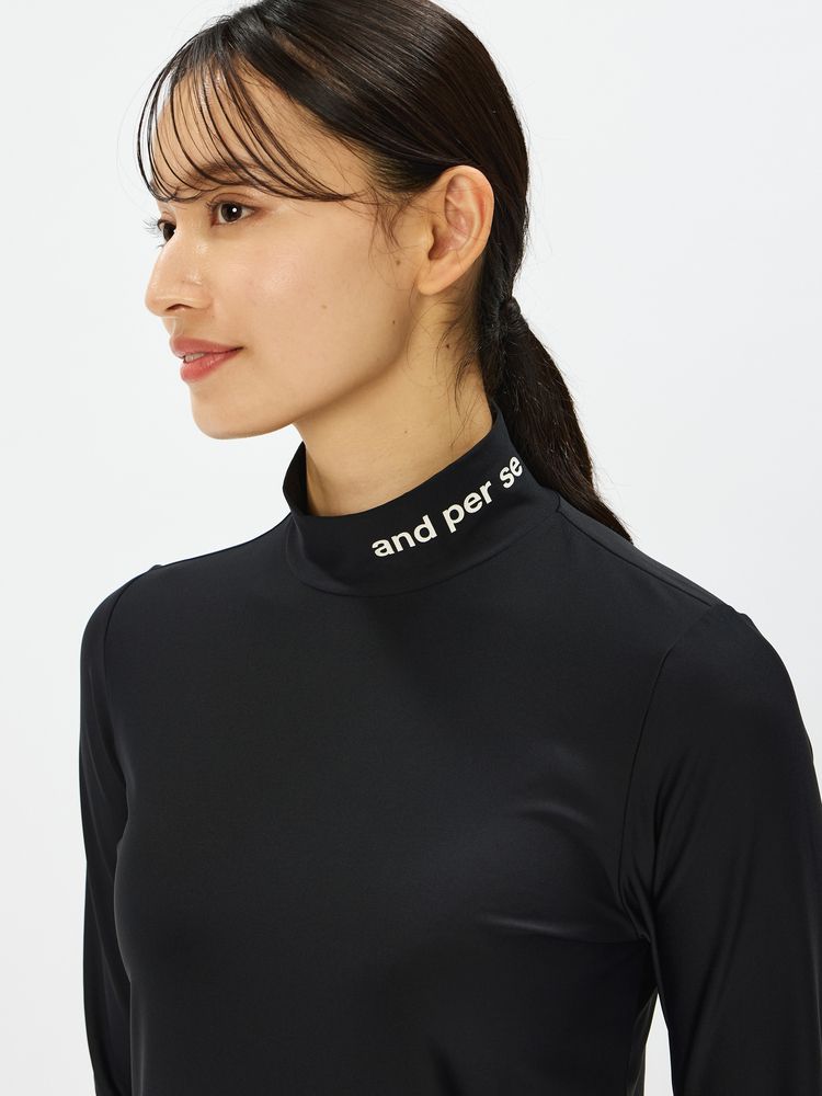 and per se(アンパスィ) ｜COOL is COOL ハイネックインナーシャツ（レディース）