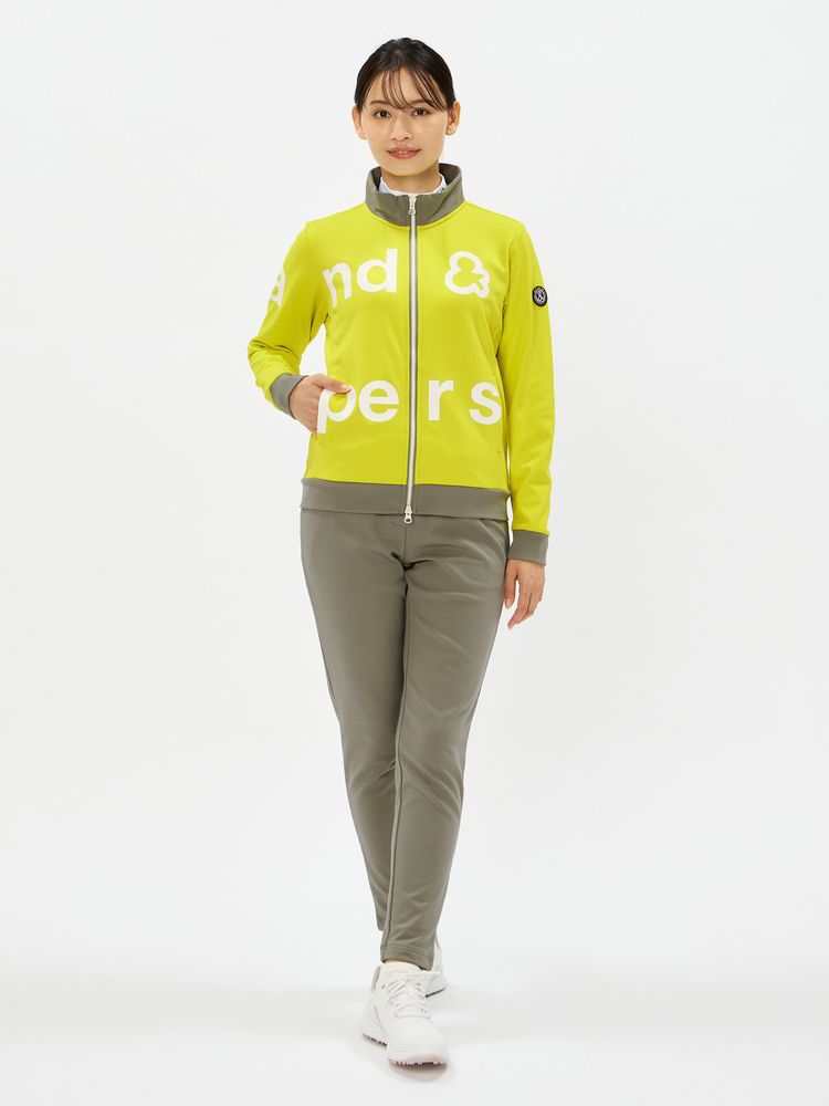 ★超美品★and per se ゴルフアウター　グレー×オフホワイト M 防寒服 ゴルフジャケット メンズ ゴルフウェア GIORNO SEVEN ジョルノセブン