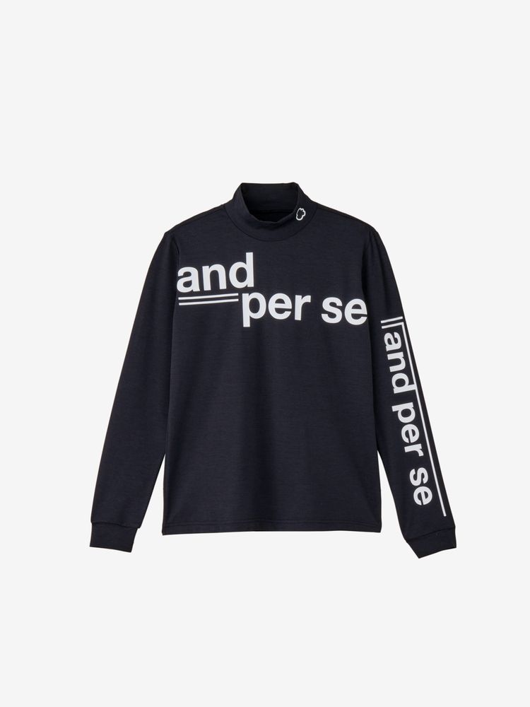 and per se(アンパスィ) ｜リファインドライ長袖ハイネックシャツ（レディース）