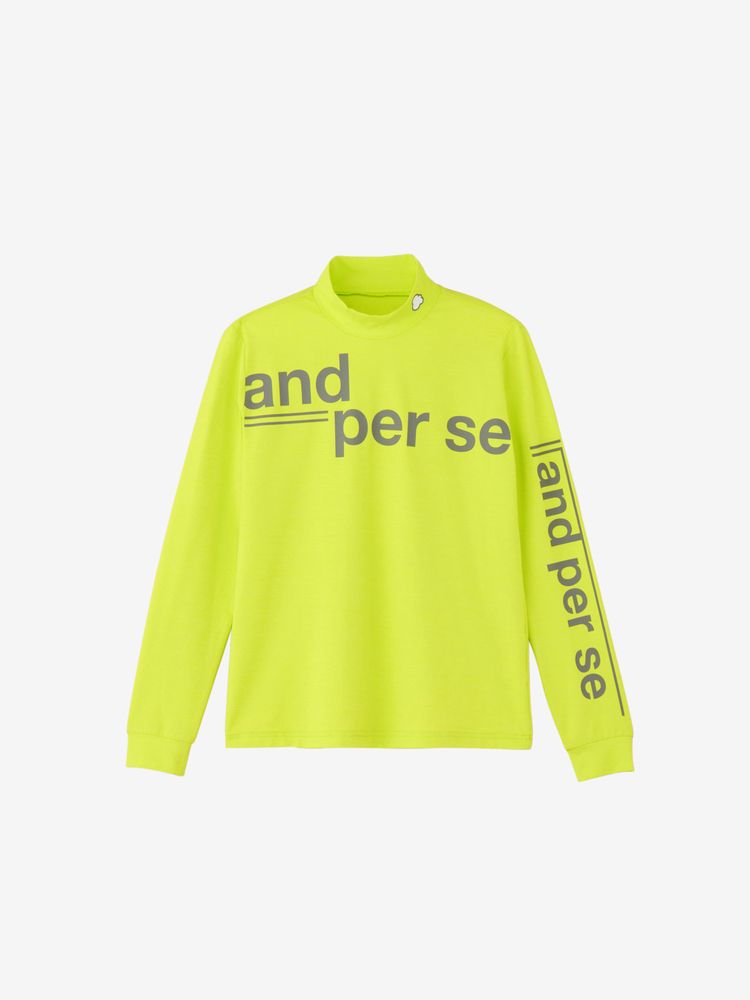 and per se(アンパスィ) ｜リファインドライ長袖ハイネックシャツ（レディース）