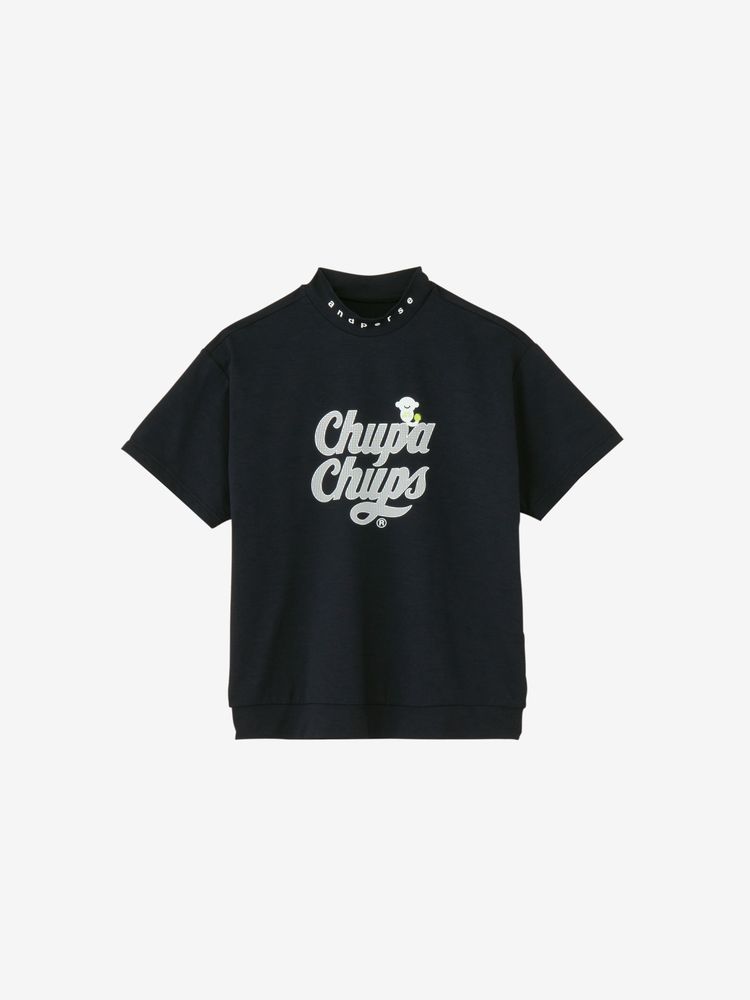 and per se(アンパスィ) ｜チュッパチャプス 半袖モックネックシャツ（レディース）