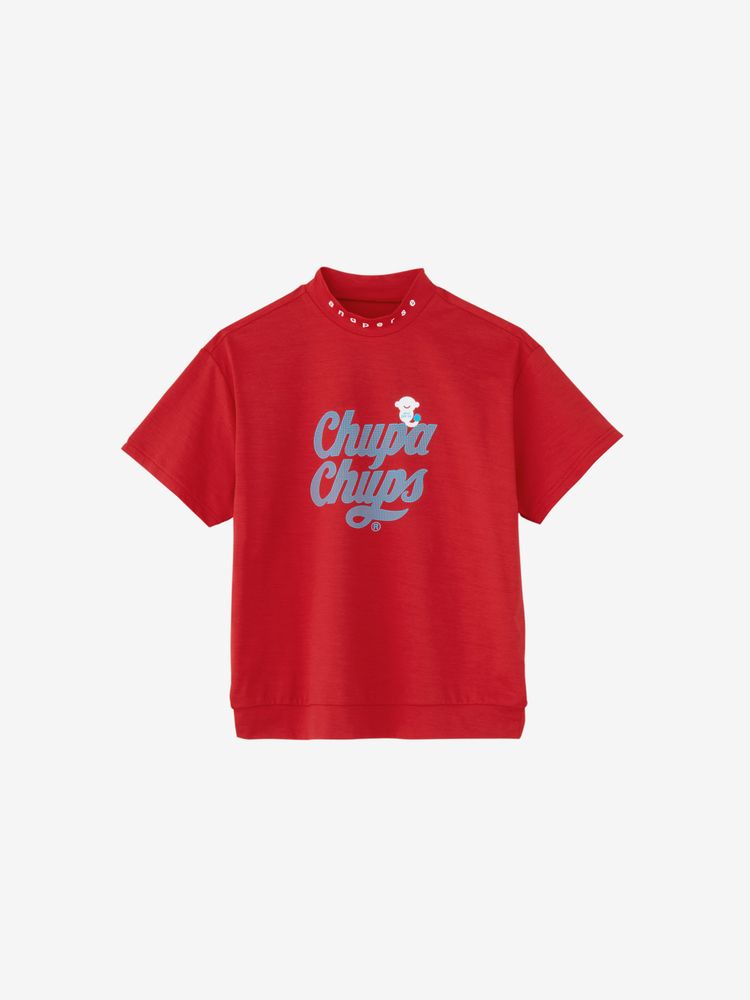 and per se(アンパスィ) ｜チュッパチャプス 半袖モックネックシャツ（レディース）