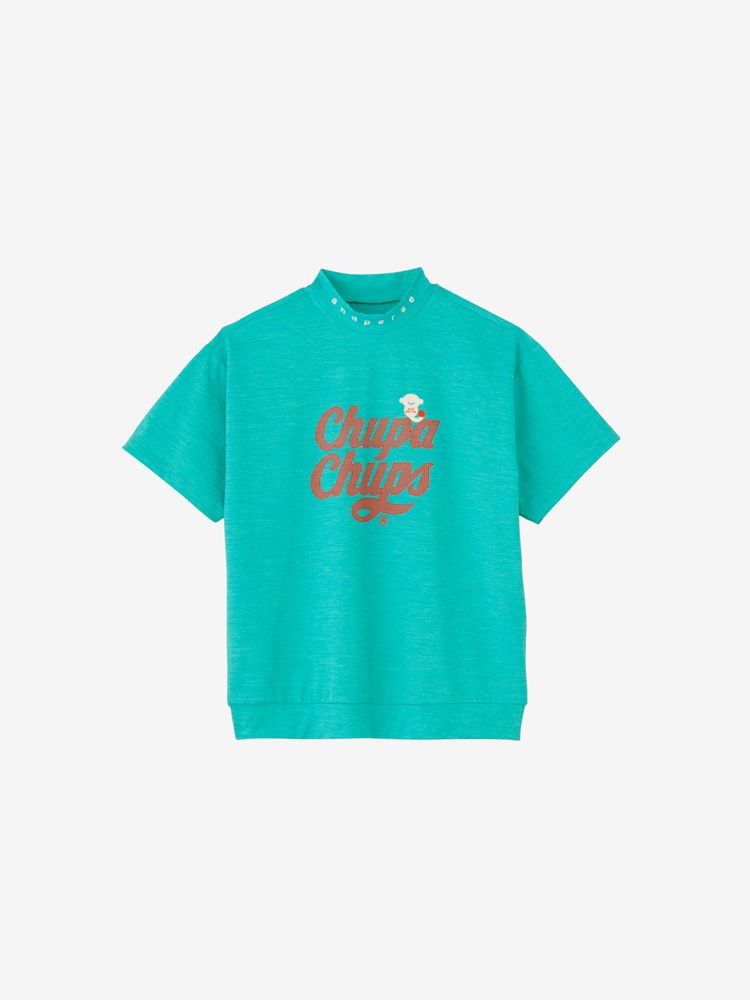 and per se(アンパスィ) ｜チュッパチャプス 半袖モックネックシャツ（レディース）