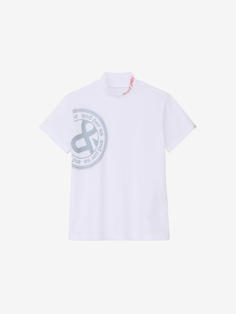 and per se(アンパスィ) ｜SWING DRY メッシュ半袖モックネックシャツ（レディース）