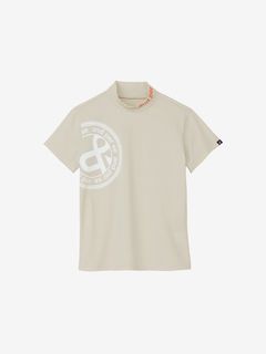 公式】SWING DRY メッシュ半袖モックネックシャツ（レディース