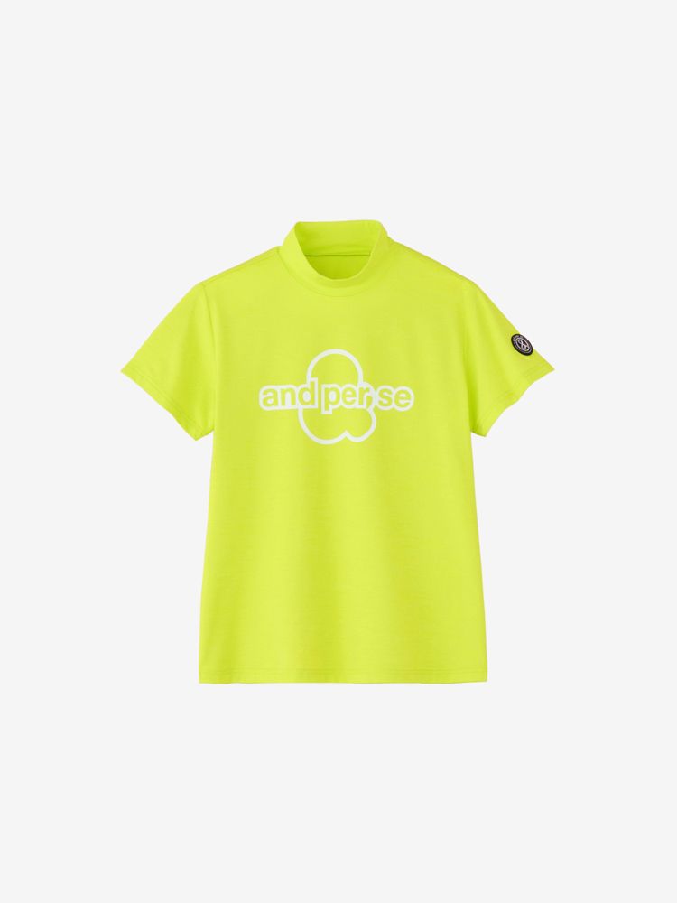 and per se(アンパスィ) ｜リファインドライ半袖モックネックシャツ（レディース）